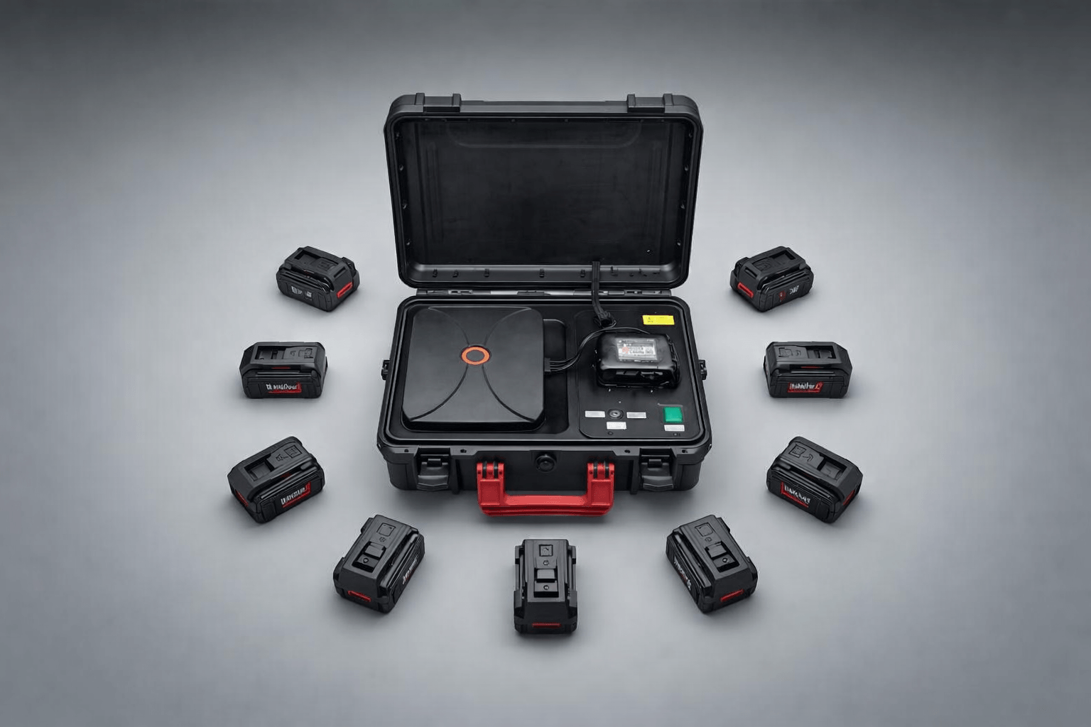 9 Brennenstuhl Markenadapter – Kompatibel mit Bosch, Dewalt, Milwaukee, Makita, Festool, Metabo CAS, Einhell, Hikoki und Fein